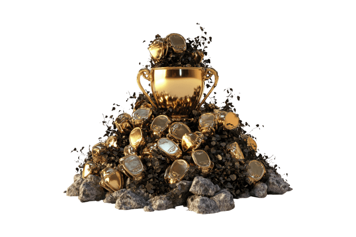 Pile of gold